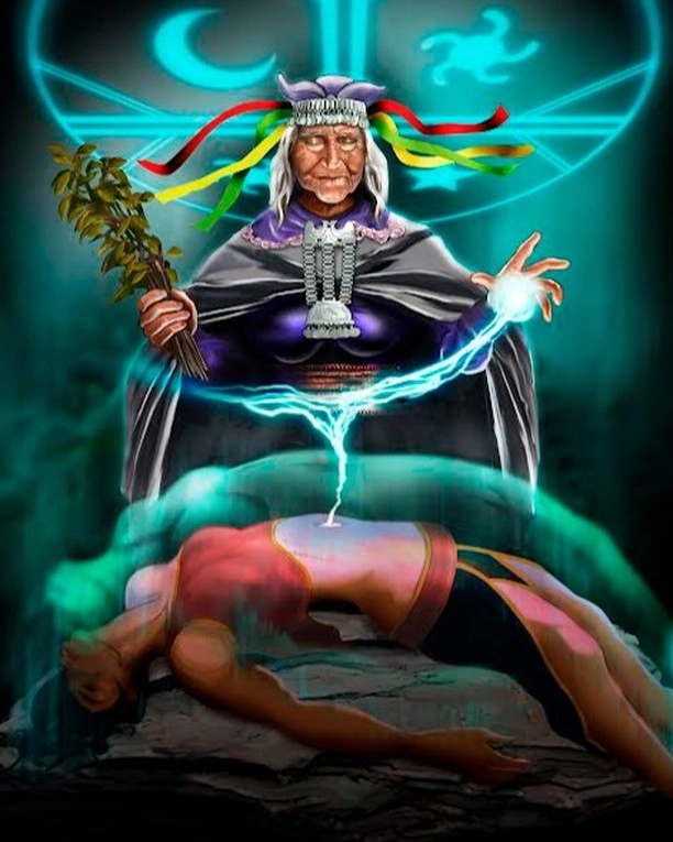 Ilustración de la baraja Guerrero V